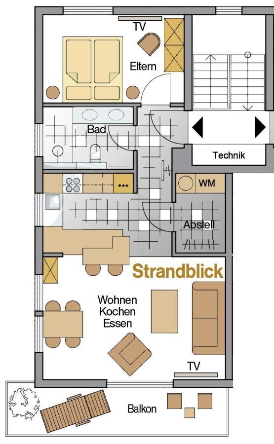 Apartment House Strandblick *